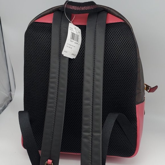 Coach Medium Charlie Backpack in Blocked Signature - Picture 2 of 8